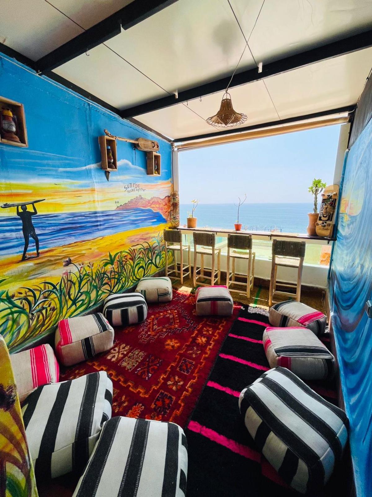 Sunrise Hostel Taghazout Buitenkant foto